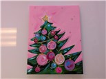 Pretty in Pinkmas Adult Canvas Class $35