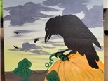 "Harvest Crow" 16x20 Canvas Class Ages Teen+ 10/7/24