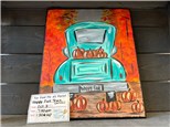 You Had Me at Merlot - Happy Fall Truck - Canvas - Oct 3rd - $30 & Up