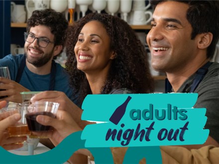 BYOB Adults Night Out- Saturday July 26 6PM -20% off select seasonal pottery
