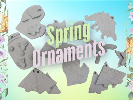 Spring Clay Ornaments Workshop March 4th or 5th