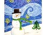 Starry Snowman - Adult Canvas Paint Night (Dec 08)