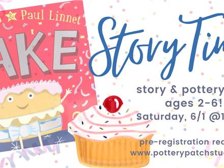LITTLE'S ART & STORYTIME 6/1 @THE POTTERY PATCH 