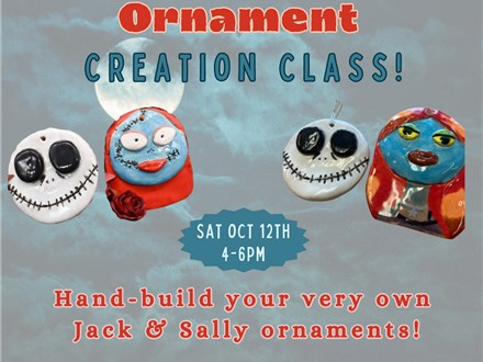 Jack & Sally Ornament Creation Class