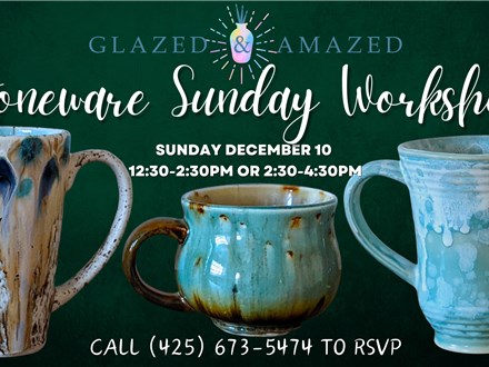 Stoneware Sunday Workshop! December 2023 Session 1