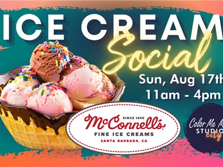 8.17.25 ICE CREAM SOCIAL - Color Me Mine Studio City