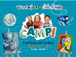 June 24th - 27th: Kids Camp w Painting with a Twist! FAMOUS ART WEEK