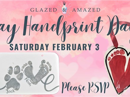 Clay Handprint Day! February 2024