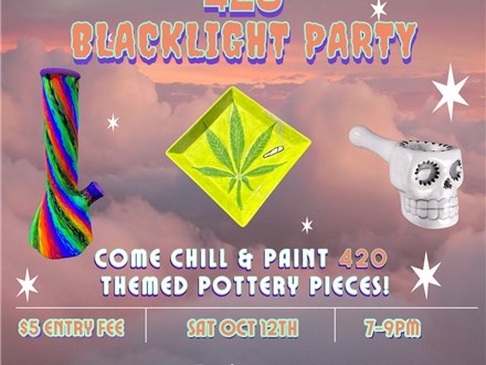 Spooky 420 Blacklight Party 