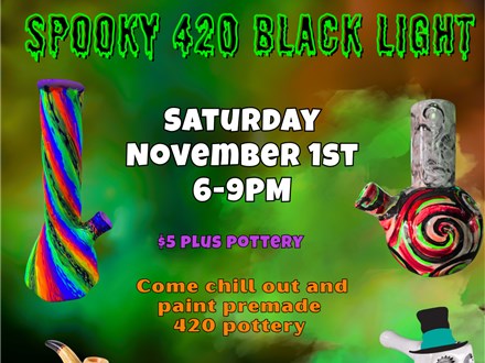 Spooky 420 Blacklight Party 