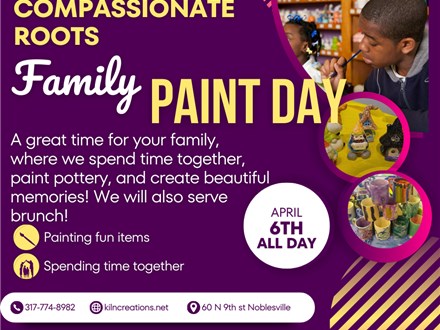 Compassionate Roots Family Day at KILN CREATIONS