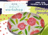 Adult Workshop - Floral Paper Stamping -  Henderson - 4/25 