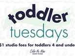Toddler Tuesday- July 8th- ALL DAY- $1 Studio Fees for Toddlers 4 & Under