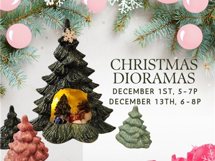 Christmas Dioramas at KILN CREATIONS