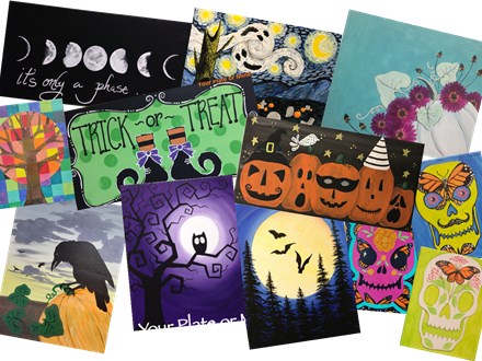 Painter's Choice Night- Any October Canvas Ages 10+ 10/28/24