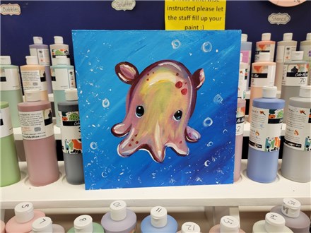 July's Kids Canvas Painting Class!