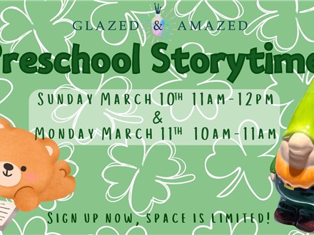 Preschool Storytime! March 2024 Session 1
