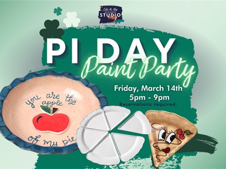 3.14.25 PI(e) PAINT PARTY! - Color Me Mine Studio City