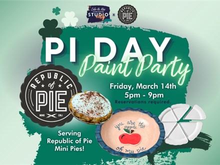 3.14.25 PI(e) PAINT PARTY! - Color Me Mine Studio City