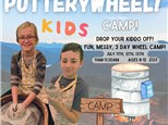 July 11th, 12th, 13th  Kids Pottery Wheel Camp