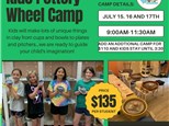 July 15th, 16th, 17th  Kids Pottery Wheel Camp 2025