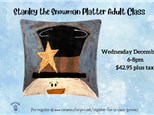 Stanley the Snowman Platter Adult Class at Ceramics For You Gurnee