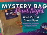 10.1.25 MYSTERY BAG PAINT NIGHT - Color Me Mine Studio City