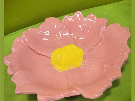 "Flower Clay Bowl" Hand Building Class (12&up) 4/6/24