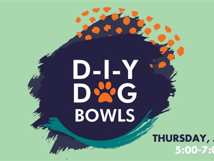 DIY Dog Bowls Workshop- Thursday,  July 25th 5-7pm
