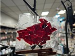 Snowy Cardinal Glass Fusing Class!