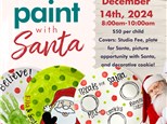 Paint with Santa at Color Me Mine Folsom!