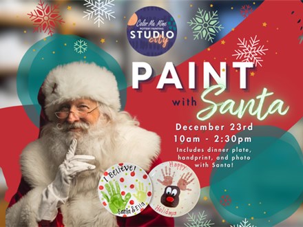 12.23.24 PAINT WITH SANTA - Color Me Mine Studio City