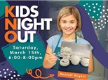 Kids Night Out - "Axolotl" Themed - Saturday, March 15th: 6:00-8:00pm