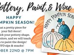 Pottery, Paint, & Wine 10/22 @ The Pottery Patch