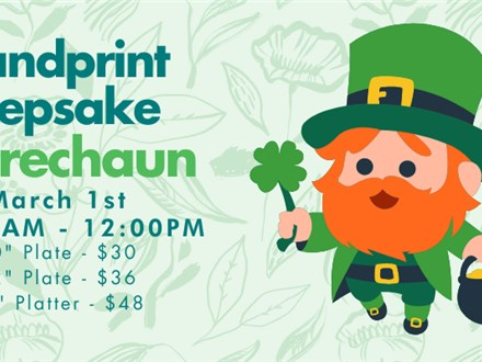 Leprechaun Handprint Keepsake - March 1