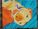 "Pop Art Pet Portrait" 11x14 Canvas Class Ages Teen+ 11/23/24