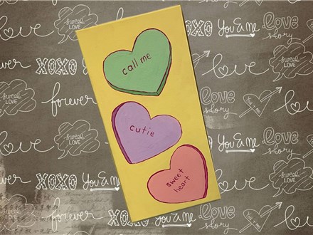 "Sweet Hearts" Canvas Class (Ages 8+) 2/8/25