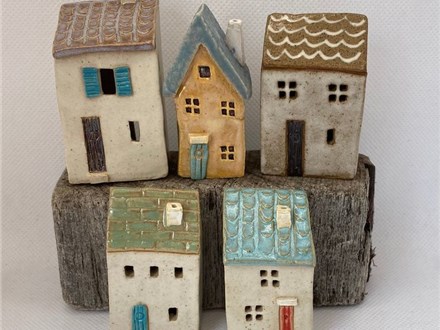 Clay Slab Pottery Houses (ages 16+)