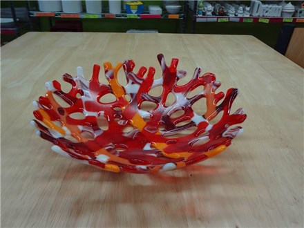 PRIVATE Coral Bowl Glass Fusing Class! SEPTEMBER 11TH