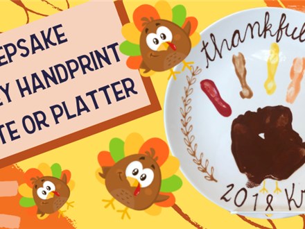Handprint Turkey Keepsake! - Nov, 12th