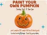 Paint Your Own Pumpkin Event 