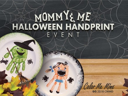 MOMMY & ME Halloween Hand Print Event! Oct 3rd