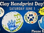 Clay Handprint Day! June 2024