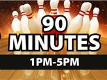Saturday & Sunday (1PM to 5PM) 1-1/2 Hour Bowling