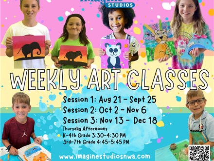 2025 Art Classes for Kids 