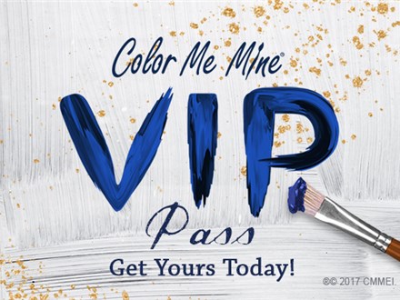 VIP Pass - Color Me Mine Oxford Valley - 2019