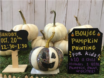 Boujee Pumpkin Painting For KIDS!