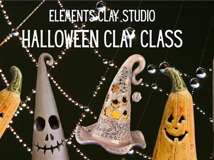 HALLOWEEN CLAY CLASS   TUESDAY AUG. 19 @ 6PM-PRIVATE PARTY