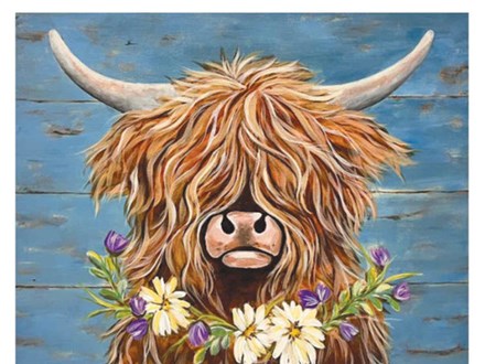 Highland Cow - Paint Night | Apr 27th 7:30-10:30pm