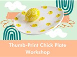 Thumbprint Chick Plate- Friday,  3/24
